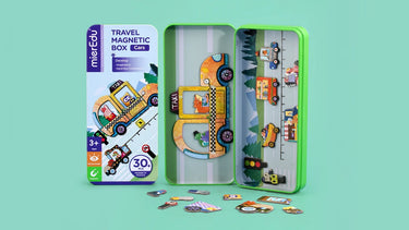 Travel Magnetic Puzzle Box - CARS (3 years+)