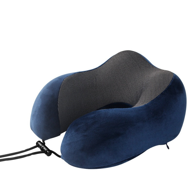 Memory Foam Travel Pillow with Neck & Head Support