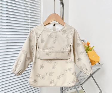 Mess-Free Baby Feeding Long Sleeve Bib (6-24 months) - Various Prints