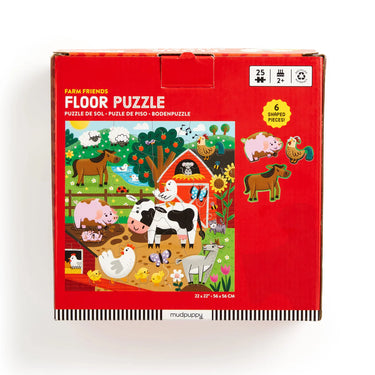 Farm Friends Floor Puzzle with Shaped Pieces 25pcs (2 years+)