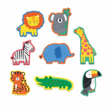 Mudpuppy Happy Animals 2 Piece My First Puzzles - Taylorson