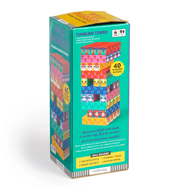 Mudpuppy Wild Wobble Wooden Tumbling Tower - Taylorson