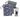 Mum 2 Mum Wet Bags (2 Pack) - Blue Dinosaur & Grey - Taylorson