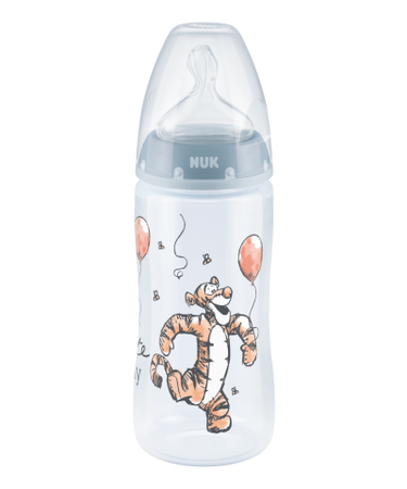 Nuk Disney Winnie the Pooh First Choice Plus Baby Bottle 300ml (0-6m) - Assorted
