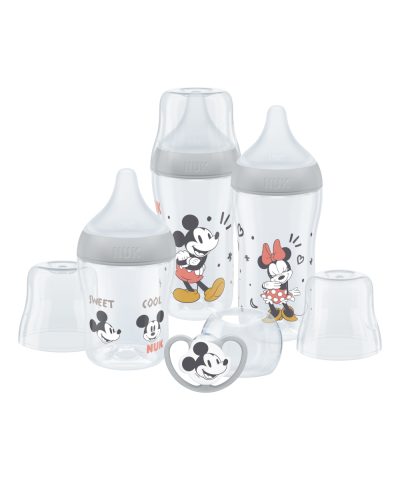NUK Disney Mickey Mouse Perfect Match Set - Baby Bottles + Baby Soother