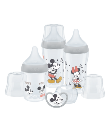 NUK Disney Mickey Mouse Perfect Match Set - Baby Bottles + Baby Soother