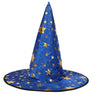 Halloween Witch Hat Costume Cosplay Party Hat - Black | Blue