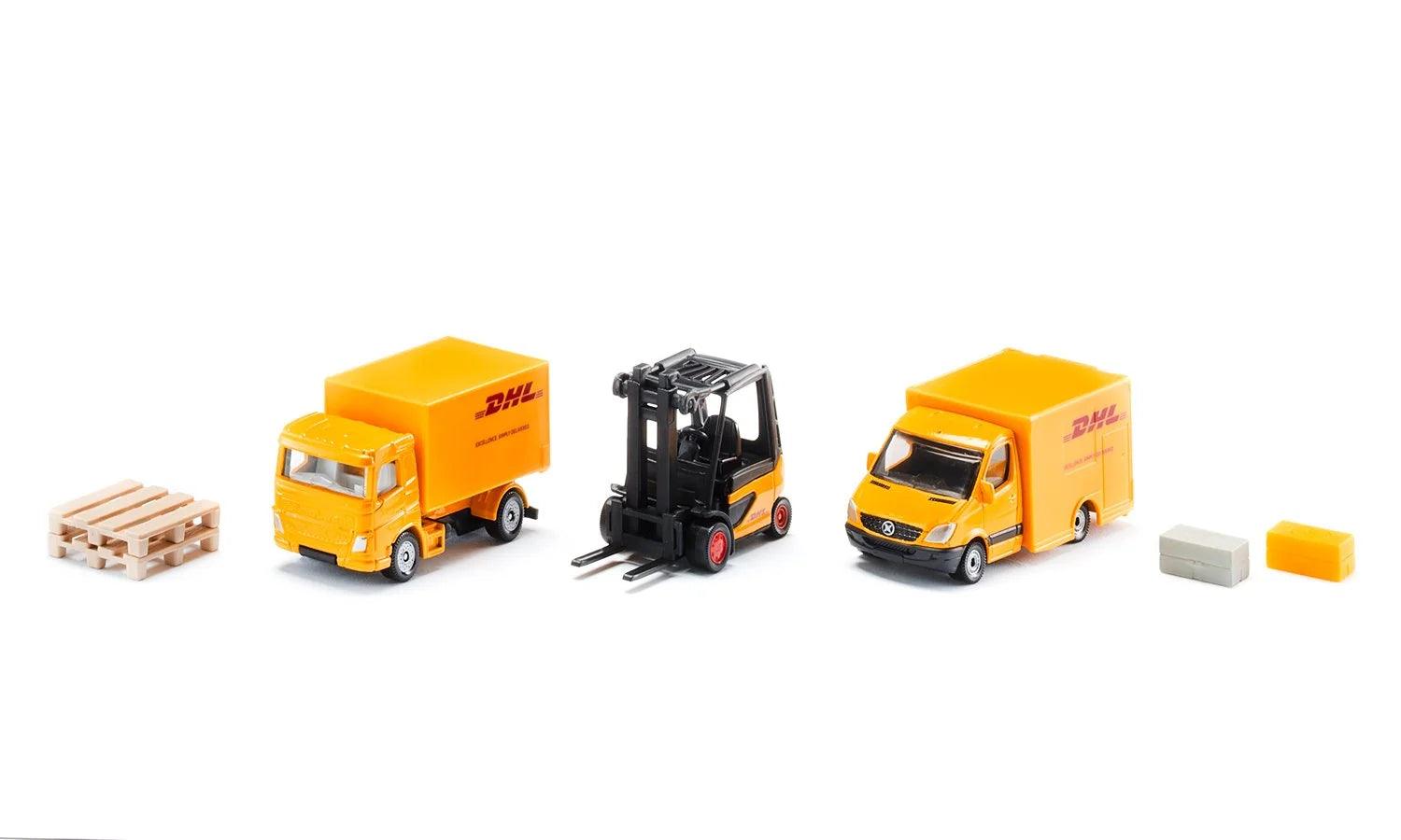 Siku 6335 4pcs DHL Logistics Vehicles Gift Set (Boxed) - Taylorson
