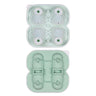 Silicone Penguin-Shaped Ice Cube Mould with a Convenient Funnel-Type Lid - Taylorson
