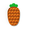 Silicone Push Pop It Bubble Fidget Toy - Carrot - Taylorson