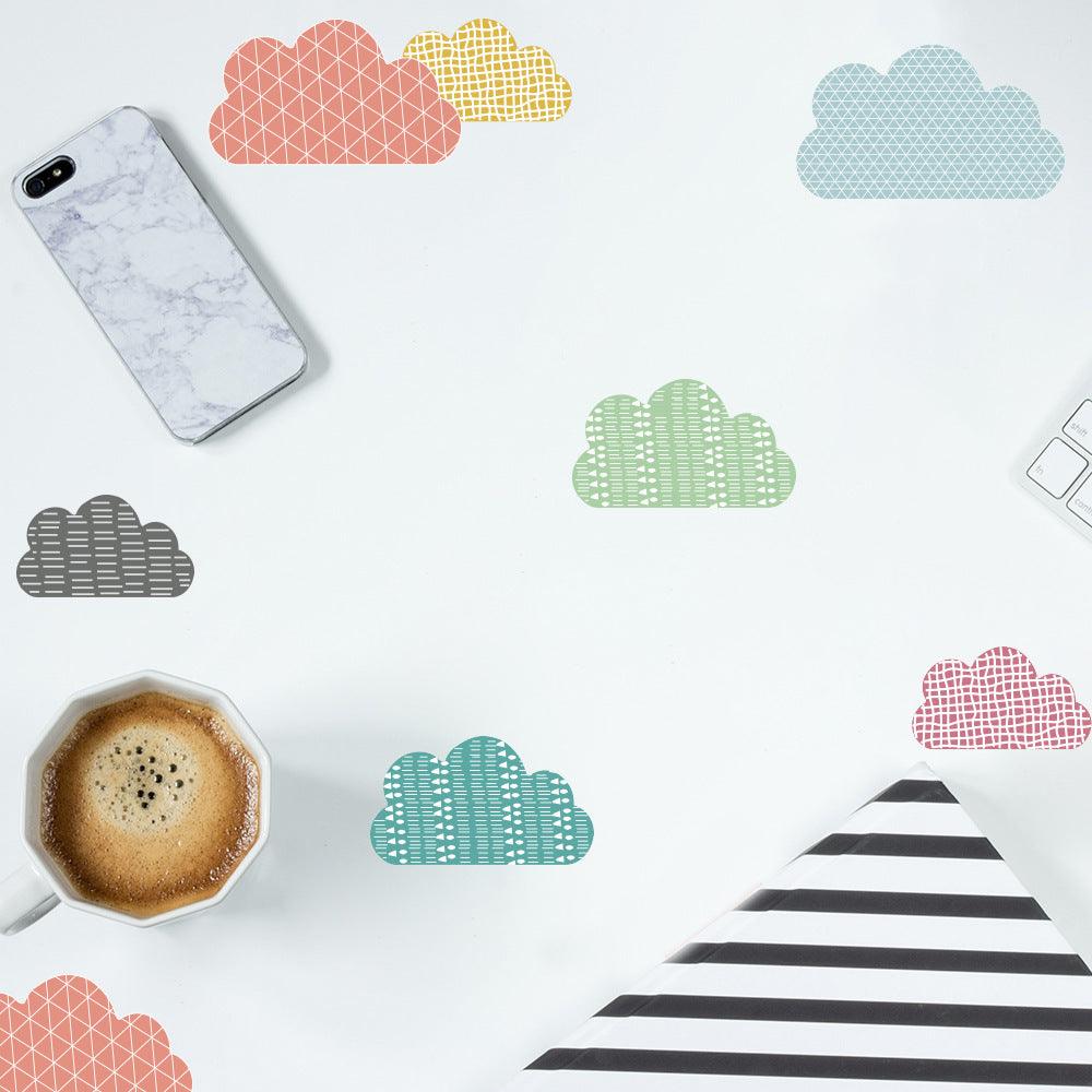 Stylish Cloud Wall Decals - 18pcs - Taylorson