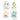 Stylish Cloud Wall Decals - 18pcs - Taylorson