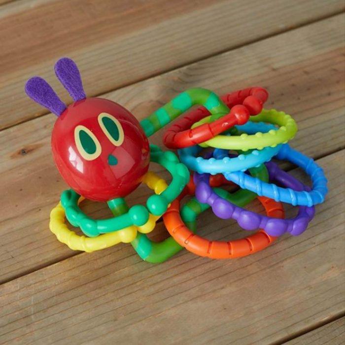 The Very Hungry Caterpillar Rattle Teether with Links - Taylorson