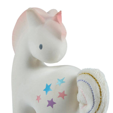 Tikiri Fairytales Cotton Candy Unicorn Rattle Teether (Gift Box) - Taylorson