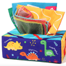 Tissue Box - Sensory Silk Scarves & Crinkle Paper Early Learning Toy - Taylorson