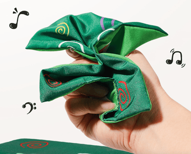 Tissue Box - Sensory Silk Scarves & Crinkle Paper Early Learning Toy - Taylorson