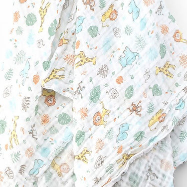 The Little Linen Co. Muslin Wrap - Safari Bear (1pcs)