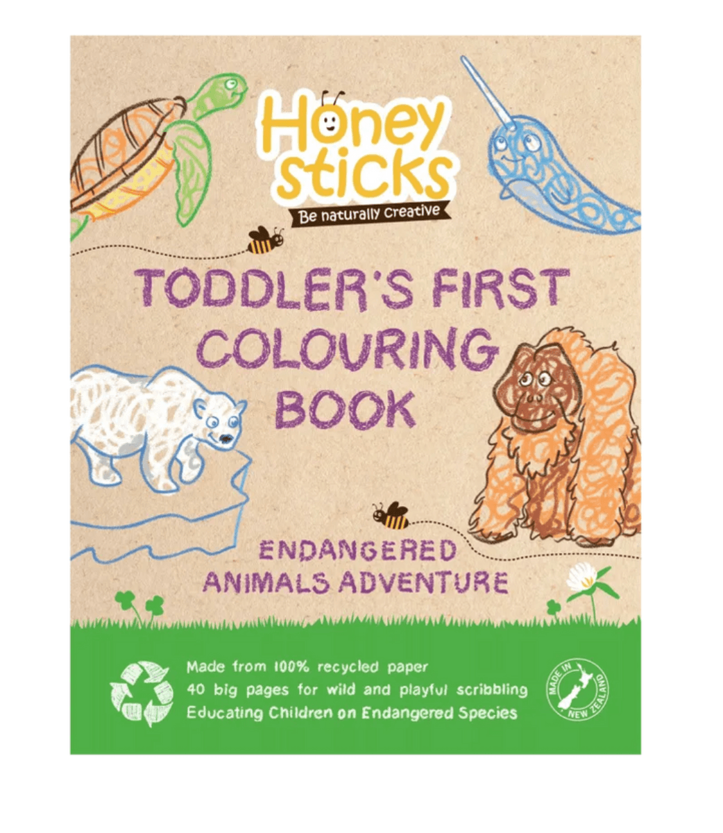 Toddlers First Colouring Book - An Endangered Animals Adventure - Taylorson