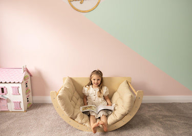 Topsy Turvy: Multi-Purpose Wooden Climbing Arch with Plush Cushion - Taylorson