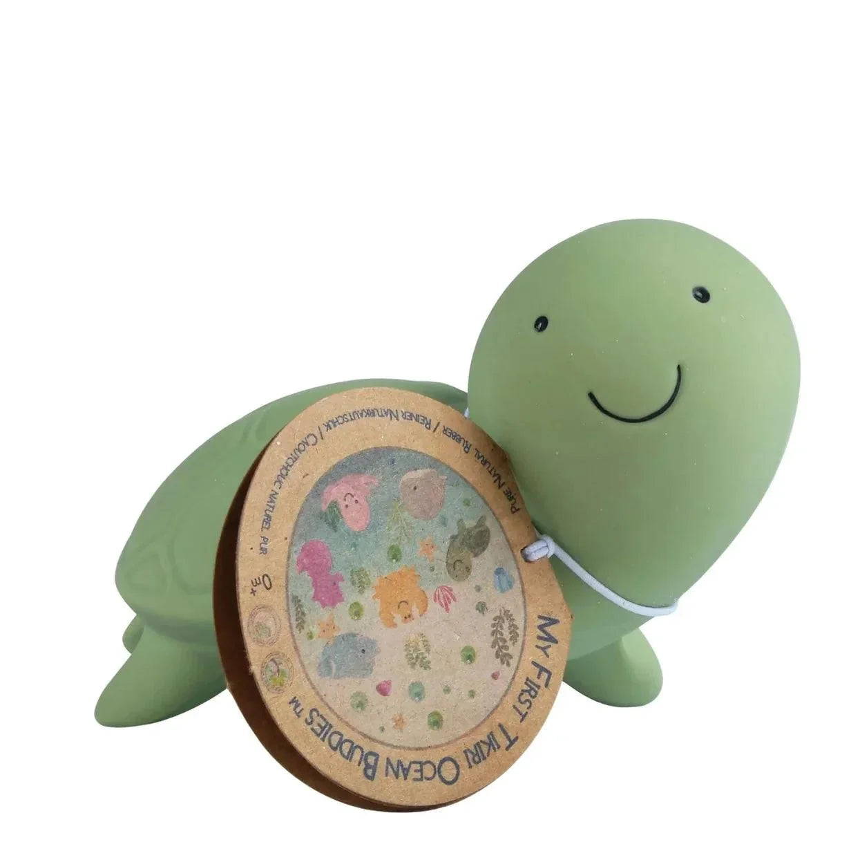 Turtle Shell Baby Rattle Turtle - Natural Rubber Organic Baby Rattle & Bath Toy – Taylorson