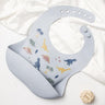 Waterproof Silicone Baby Feeding Bibs - Dinosaur World - Taylorson