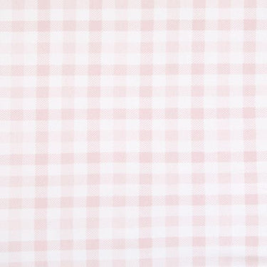 Waterproof Jersey Fitted Cot Sheet - Gingham Pink