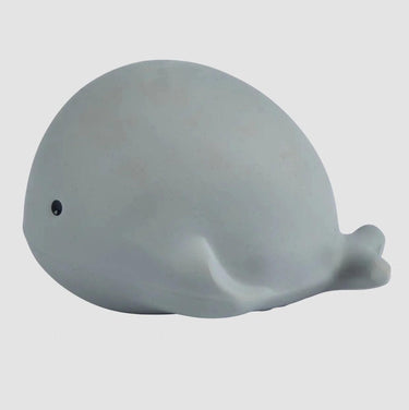 Whale - Natural Rubber Organic Baby Rattle, Teether & Bath Toy - Taylorson