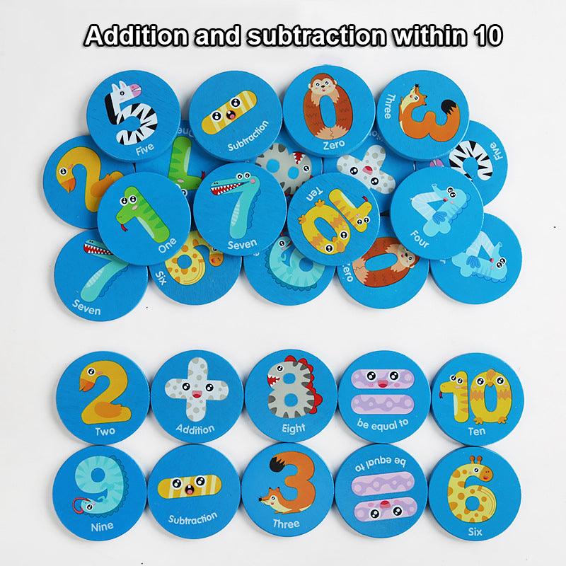 Wooden Numbers Memory Matching Game (24pcs) – Taylorson