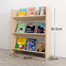 Young Reader 3-Level Kids Wooden Bookshelf | Toys Storage Display Rack - Taylorson