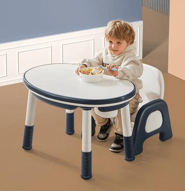 3-in-1 Kids Activity Table & Chair Set with Adjustable Height & Storage - Taylorson