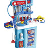 4-in-1 Mobile Hospital & Doctor Toy Set with Light & Sound - 34pcs - Taylorson