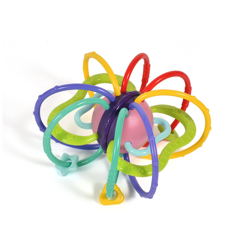 Baby Sensory Rattle Ball - Grasp and Pull Toy - Taylorson