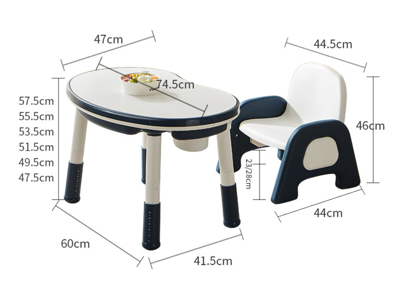 3-in-1 Kids Activity Table & Chair Set - Taylorson