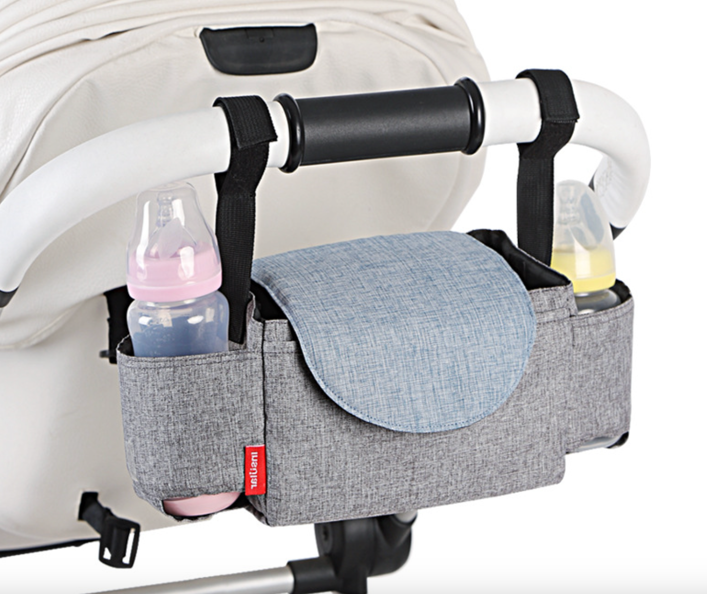 Convenient Baby Stroller Organiser Bag with Cup Holders - Rainbow - Taylorson