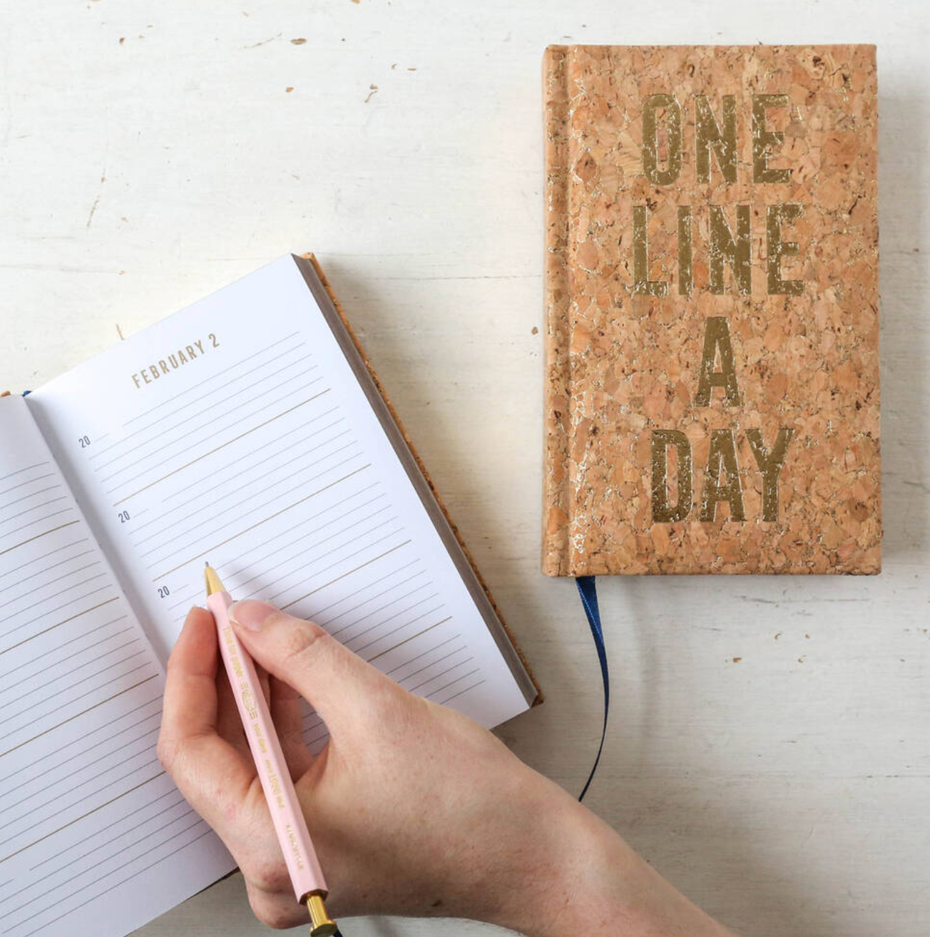 Cork One Line a Day: A Five-Year Memory Book - Taylorson