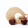 Animal Push Along Bead Frame Wooden Toys - Whale, Crocodile, Elephant - Taylorson