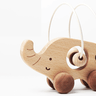 Animal Push Along Bead Frame Wooden Toys - Whale, Crocodile, Elephant - Taylorson