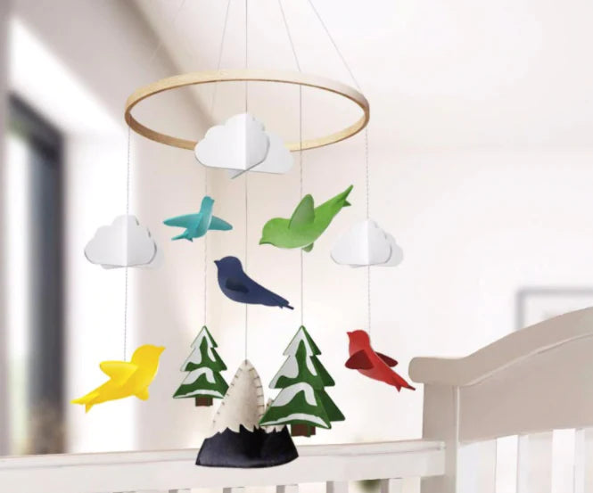 Fabric online baby mobile
