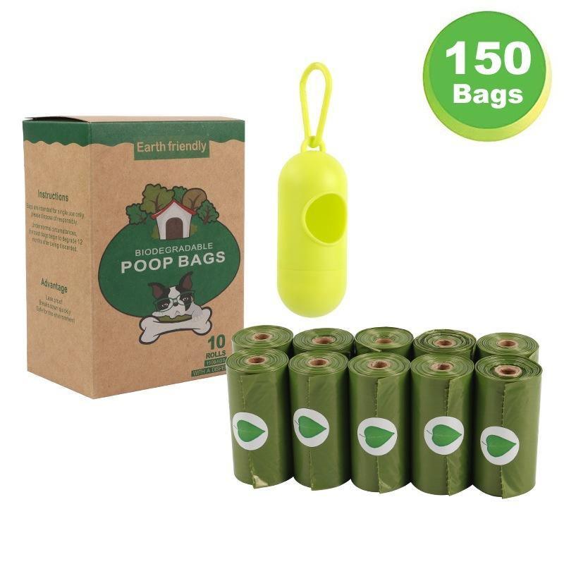 Biodegradable Poop Bags 10 rolls with Dispenser - Taylorson