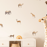 Boho Style Animal Wall Decals - 18pcs - Taylorson
