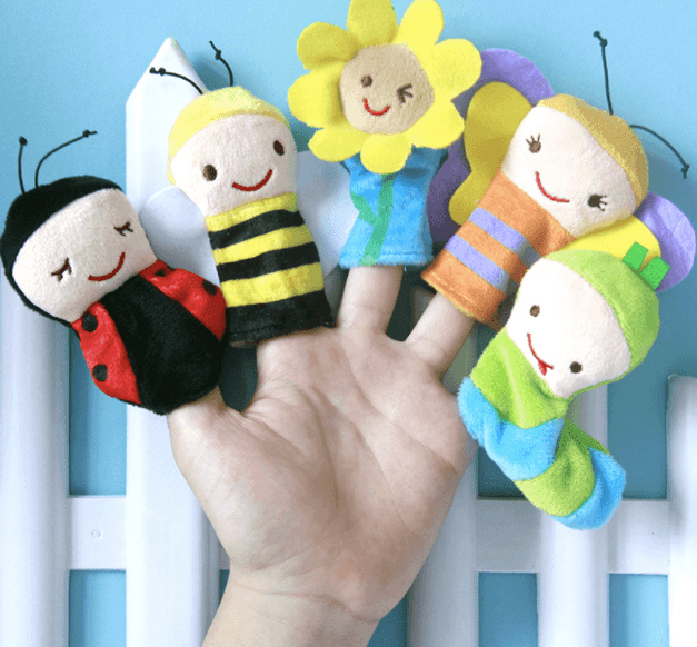 Busy Garden Kids Finger Puppets (5pcs set) - Taylorson
