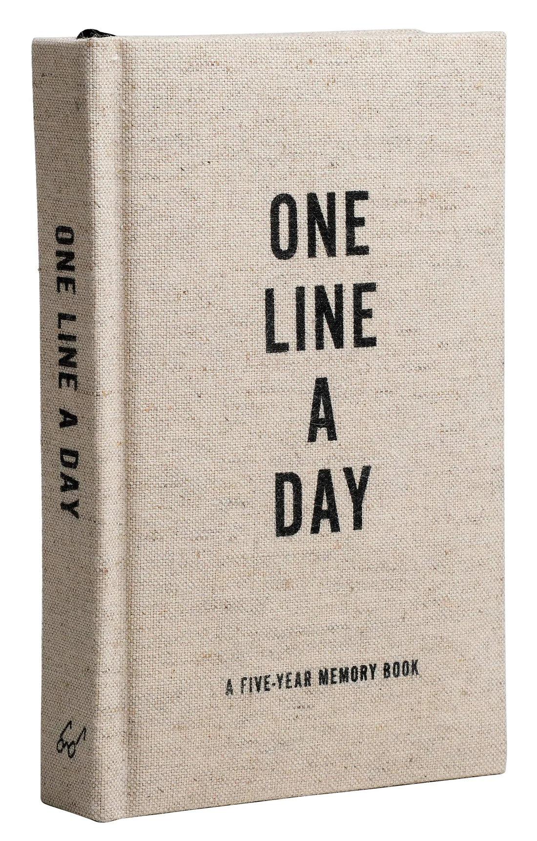 Canvas One Line A Day (5-year Memory Journal) - Taylorson