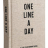 Canvas One Line A Day (5-year Memory Journal) - Taylorson