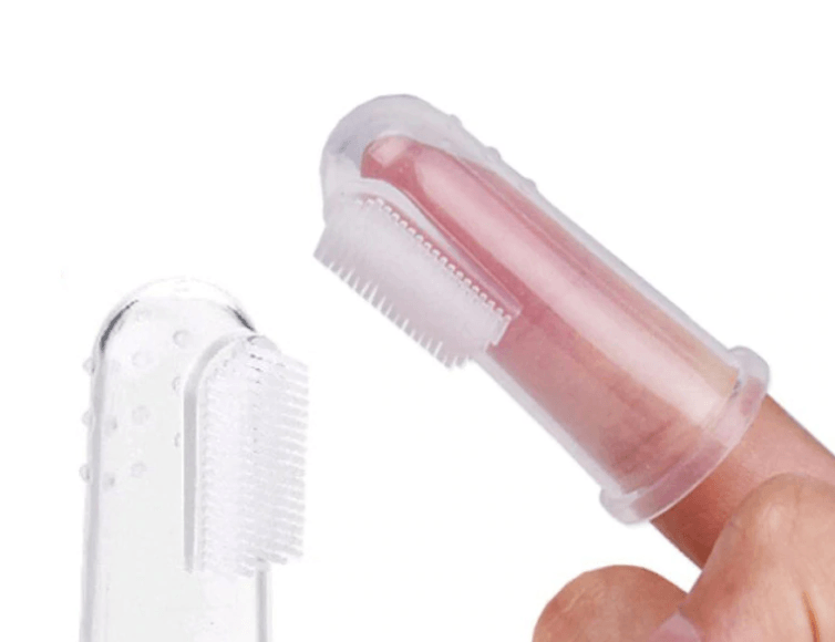 Clear Silicone Finger Baby Toothbrush (2 Pack) - Taylorson