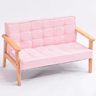 Comfy Kids Wooden Sofa - Double Seat (Blue | Pink) - Taylorson