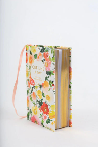 Floral One Line a Day: A Five-year Memory Book - Taylorson