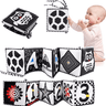 Foldable High Contrast Activity Cloth Book | Soft Baby Book & Crib Toy - Taylorson