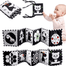 Foldable High Contrast Activity Cloth Book | Soft Baby Book & Crib Toy - Taylorson