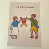 Happy Family Love Illustration Art Print | Poster (A3 Size) - Taylorson