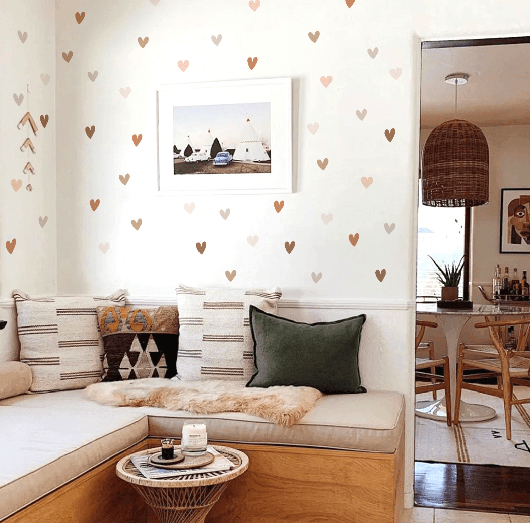 Heart Design Wall Decals - 36pcs - Taylorson